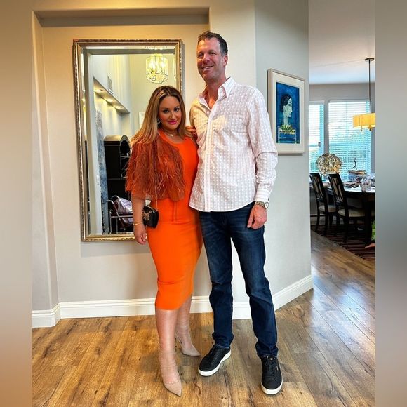 rebecca silk ostrich feather jacket - Picture 2 of 7